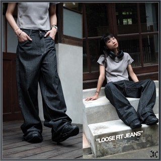 【DTT】🦦 “Loose Fit Jeans” 明線直筒牛仔寬褲 瘦腿 輕薄 顯瘦 直筒褲 牛仔褲 俐落 男女