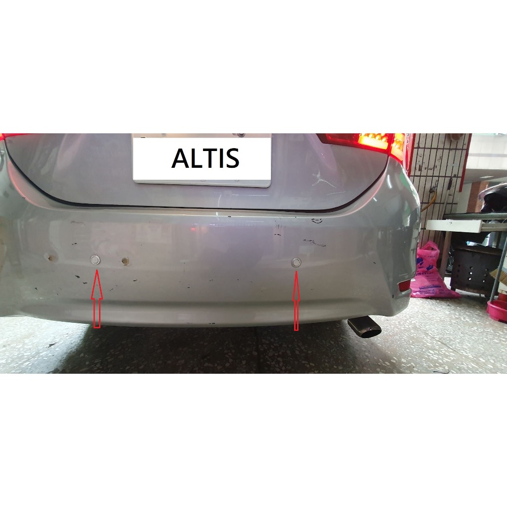 新店【阿勇的店】2014~2017 ALTIS 11代/11.5代倒車雷達/2眼坎入式/22mm孔徑/altis倒車雷達