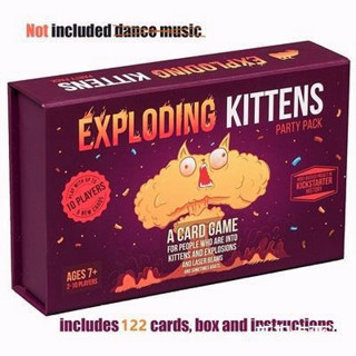 🚀現貨當日發🚀桌遊Exploding Kittens爆炸貓咪擴充套件卡牌英文版朋友歡樂聚會遊戲