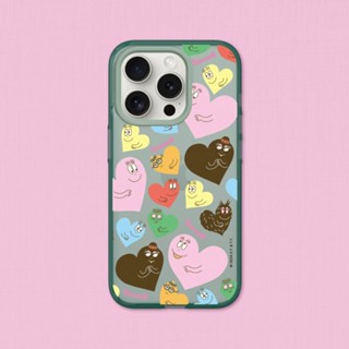 犀牛盾 適用iPhone JellyTint透明防摔手機殼∣泡泡先生系列/愛心印花