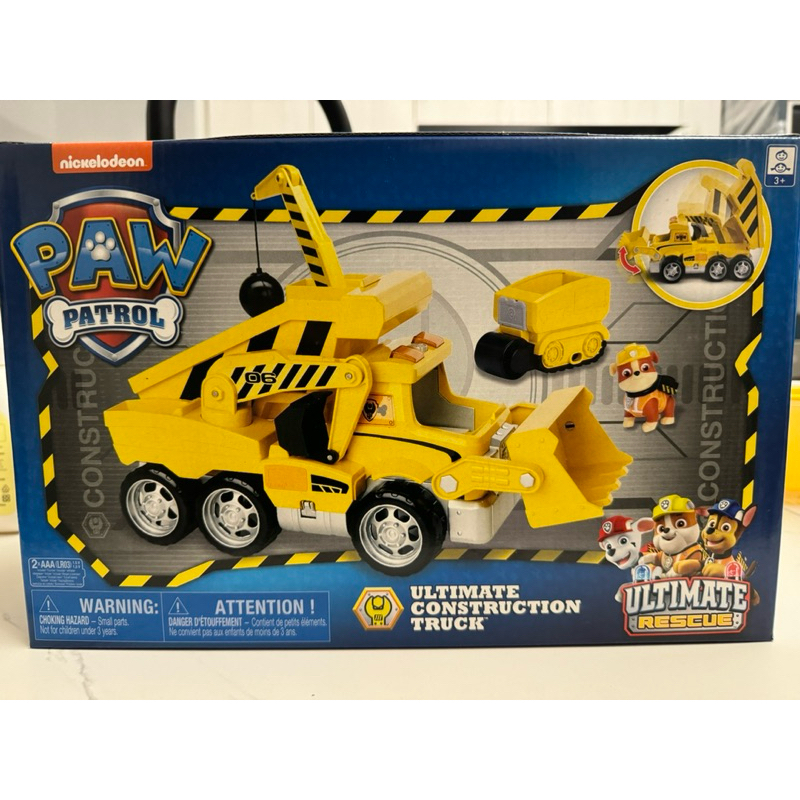 汪汪隊全新小礫終極工程車-全長約38公分