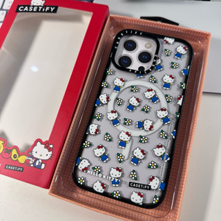 Casetify hello kitty聯名 藍色小碎花 iphone 15 pro max