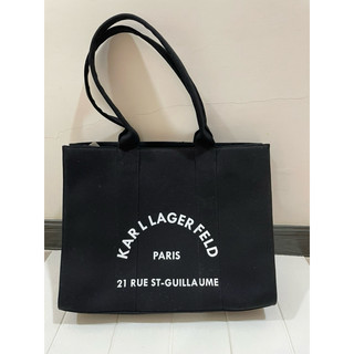 Karl Lagerfeld 購物袋 厚帆布 肩背包 女生 男生 女款 男款 中性款