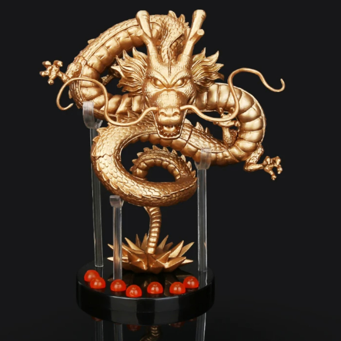 (◕ᴥ◕)(保護膜/高約16cm)優質版 七龍珠 地球神龍 神龍 金龍 黃金神龍 許願神龍 港版 無證 公仔