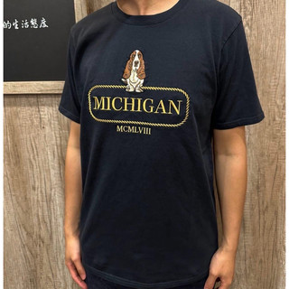 Trend國際精品✨ Hush puppies 美國城市刺繡Logo短袖