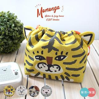 【現貨】日本 CDF ètendue Momonga 可愛動物便當袋 保冷保溫午餐袋 保溫袋 保冷袋 束口袋 交換禮物