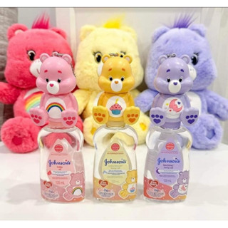 【現貨】泰國 嬌生 x CareBears 嬰兒油 Johnson's Baby Oil 潤膚滋潤 彩虹熊 泰國代購