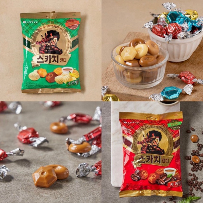 [預購]樂天  蘇格蘭糖果 317g  綜合 咖啡 咖啡糖 糖果 LOTTE 🇰🇷韓國代購