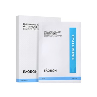 EAORON 玻尿酸穀胱甘肽水光保濕白面膜 25mlx5片/盒