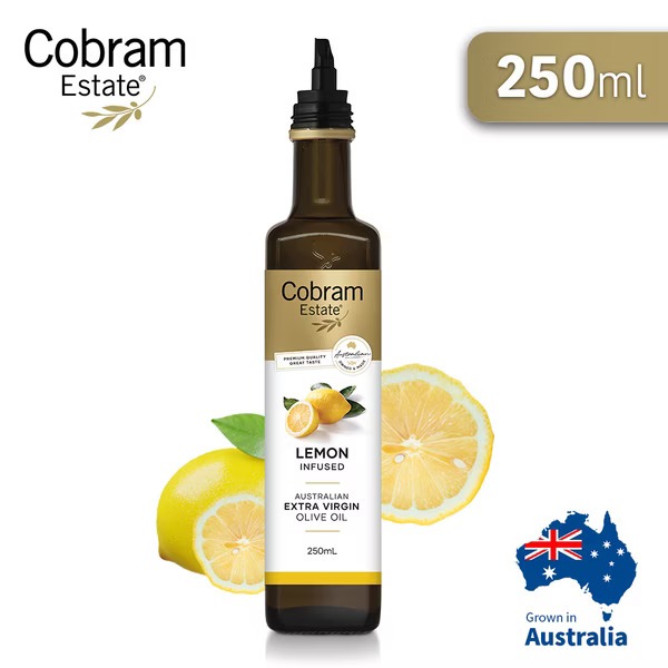 【春美生鮮市集】澳安_檸檬 大蒜 烤洋蔥風味初榨橄欖油_250ml Cobram Estate 橄欖油 初榨