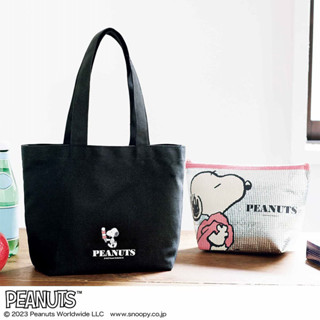 wbar☆日本 SNOOPY 史努比手提包+保溫包兩件組 保冷袋 保溫袋 托特包 午餐袋 手提袋