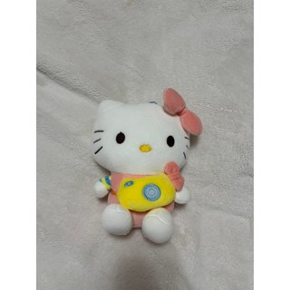 [夾太多]20cm HelloKitty 背小包包 凱蒂貓 三麗鷗 絨毛玩具 玩偶 娃娃