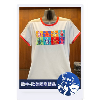 企鵝 女生T恤 [戰牛精品] 球衣T恤 企鵝牌 MUNSINGWEAR 歐美原裝 企鵝衣服 英式時尚運動風 高爾夫球T恤