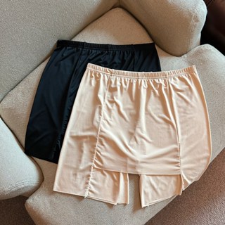 愛依依 收腹褲 提臀褲 安全褲 中褲 內搭 夏季雙層冰絲安全褲加遮擋三角區內褲打底褲1F107-B6833.