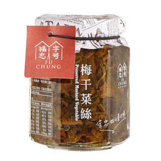 【福忠字號】梅乾菜絲 180g罐(純素) 購滿地
