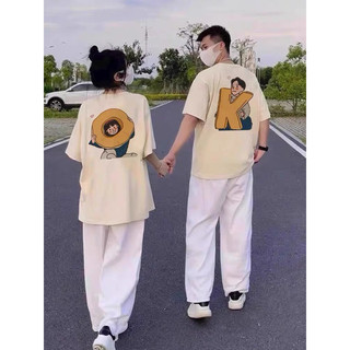 【bestie🐻】純棉OK情侶圖oversize情侶上衣｜情侶裝｜純棉上衣｜卡通圖｜oversize上衣｜短袖上衣｜t恤