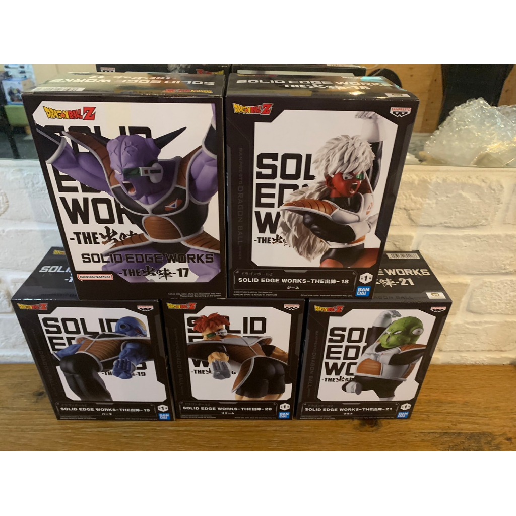 【哈啾吉】七龍珠SOLID EDGE WORKS THE出陣 基紐特戰隊 利庫姆 + 基紐 + 契士 + 巴特 +古杜