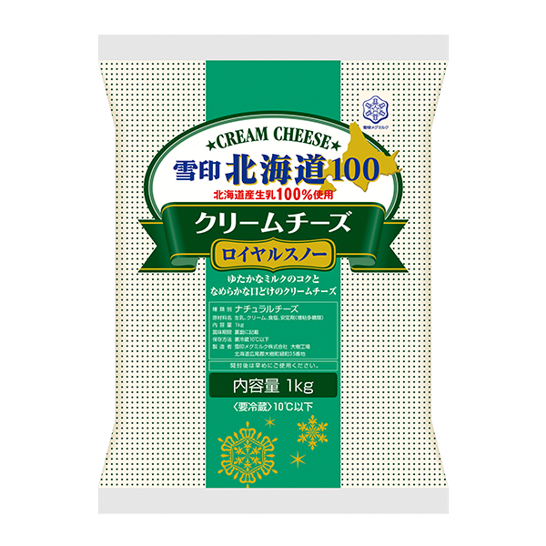 ※限冷藏宅配【捲髮阿嬤的柑仔店】＃Megmilk Snow雪印＃特濃北海道100鮮奶油乾酪 1kg/包