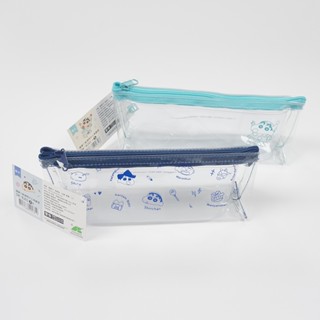 蠟筆小新 透明大三角筆袋 DK-8261A/B 透明筆袋 鉛筆盒 收納包 0135【久大文具】0169