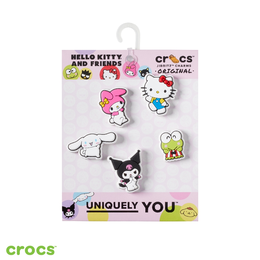 【Crocs鞋扣】Hello Kitty 5 件組-10013597