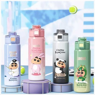 天藍小舖- 600ML蠟筆小新角色扮演保溫運動水壺600ML-共4色-A11114765