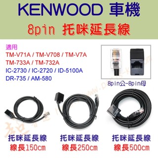 [ 超音速 ] KENWOOD TM-V71A TM-V708 TM-V7 TM-733 TM-732 託咪延長線