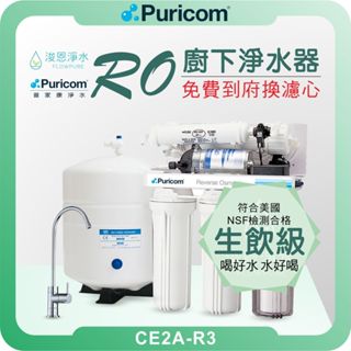 普家康 Puricom CE-2 RO淨水器 ( 濾芯 淨水器 RO逆滲透 飲水機 過濾器 濾水器 NSF認證 廚下 )