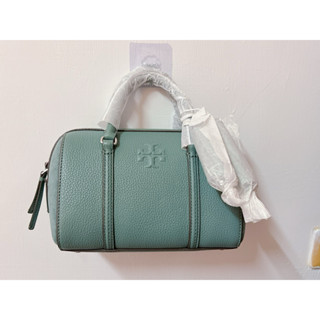 💚TORY BURCH 荔枝紋拼接流蘇掛飾二用波士頓包