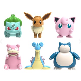 正版 神奇寶貝 Pokemo 寶可夢組裝可動公仔W2 妙蛙種子/伊布/胖丁/拉普拉斯/卡比獸/呆呆獸 可動 盒玩