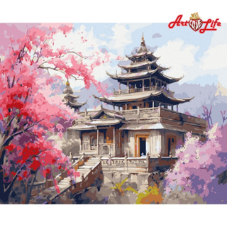 【ArtLife 藝術生活】DT057花樣季節 40x50cm含框 DIY 數字油畫 彩繪 全館現貨