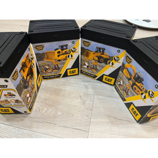 二手玩具-CAT組裝工程車 故事機 小車 拼圖