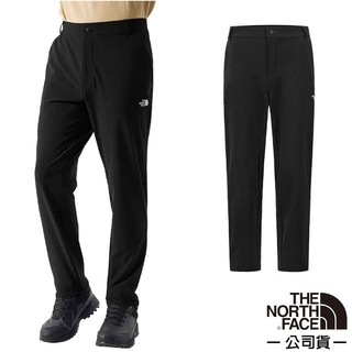 【北臉 The North Face】男 防潑水戶外休閒長褲 (亞版) 機能運動登山健行褲 宇宙黑 83OO