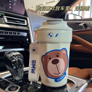 寶馬奔馳水杯 車載便攜汽車杯 水杯 316不銹鋼保溫杯 保溫杯 水杯 咖啡杯