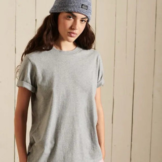 SUPERDRY 女裝 短袖T恤 Vintage Logo Emb 灰,M 原$980
