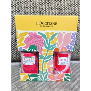 L'OCCITANE 歐舒丹 玫瑰沐浴膠75ml+玫瑰美體乳75ml 雙入組 旅行組