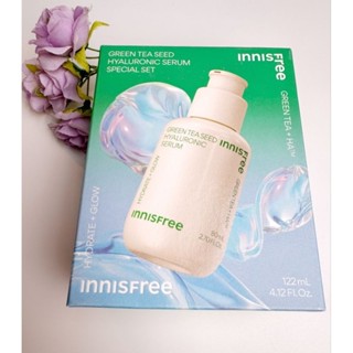 innisfree 綠茶籽玻尿酸保濕組 保濕精華液 維他命C淨亮精華 綠茶籽玻尿酸保濕調理液 綠茶籽玻尿酸保濕霜 組合