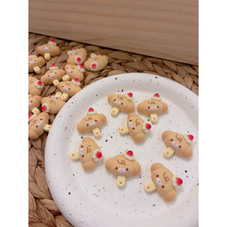 櫻桃小狗⭐️DIY手作 樹脂食玩 定製食玩 模擬食玩 食物模型 手作飾品 奶油膠