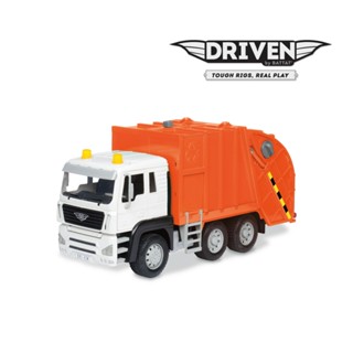 Battat 巨無霸資源回收車-澄橘 Driven系列 玩具 模型 小朋友 車