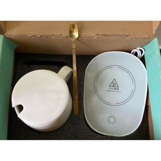 陶瓷保溫杯墊禮盒組-長榮航股東會紀念品
