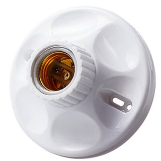 【職人工坊】E27圓形燈座 12cm 燈頭 引掛燈座 吸頂燈座 銅柱 LED燈泡 螺旋燈泡【6260】