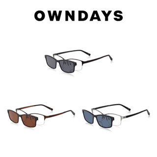 OWNDAYS SNAP系列磁吸式兩用光學鏡框 SNP1017N-2S (偏光墨片)