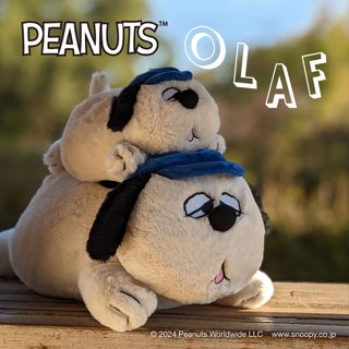 【Grass in jp】現貨 日本 SNOOPY 歐拉夫 可愛趴姿系列娃娃/玩偶 OLAF 史努比 懶洋洋歐拉夫 正版