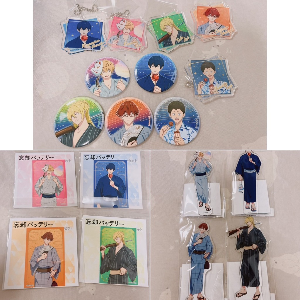 ⚾ 失憶投捕 ⚾ 夏季 慶典 浴衣 壓克力立牌 貼紙 徽章 吊飾 清峰葉流火  要圭 千早瞬平 藤堂葵 鑰匙圈 資料夾