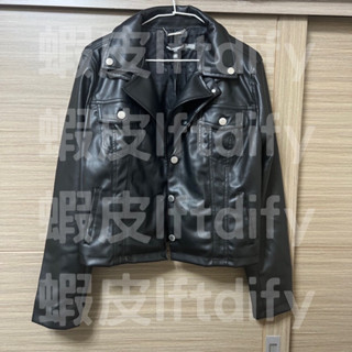 【全新含吊牌】卡爾 卡爾老佛爺 KARL LAGERFELD 皮外套 外套 女生 衣服 騎士外套 帥氣 長袖 上衣