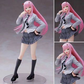 【限時折扣】國家隊Darling in the FranXX 零二 02 制服 公仔 模型 GK 景品 機箱 桌面 擺件