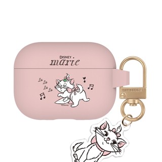 【TOYSELECT】Disney Cats And Dogs-瑪麗貓款哼歌擦地強悍防摔AirPods保護套(附吊飾)