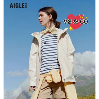 💖VS & CO💖歐洲outlet代購 Aigle艾高防風防水Goretex縮腰顯瘦中長版風衣外套防水外套風衣夾克