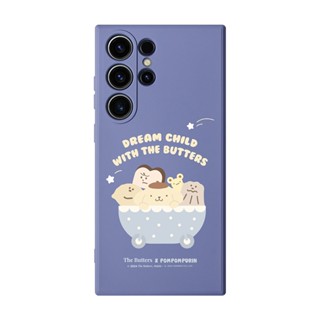 【TOYSELECT】奶油家族x布丁狗甜夢搖籃純色矽膠SAMSUNG手機殼