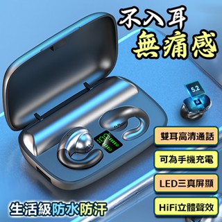 【臺灣出貨】夏新S19藍牙耳機 運動耳機不入耳掛耳式無線迷你雙耳耳機 高音質不入耳式超長聽歌夾耳式安卓蘋果通用