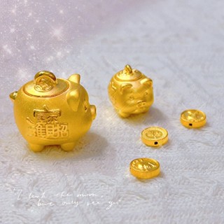 黃金擺件 黃金擺飾 黃金撲滿 黃金小豬撲滿 (金寶信銀樓)